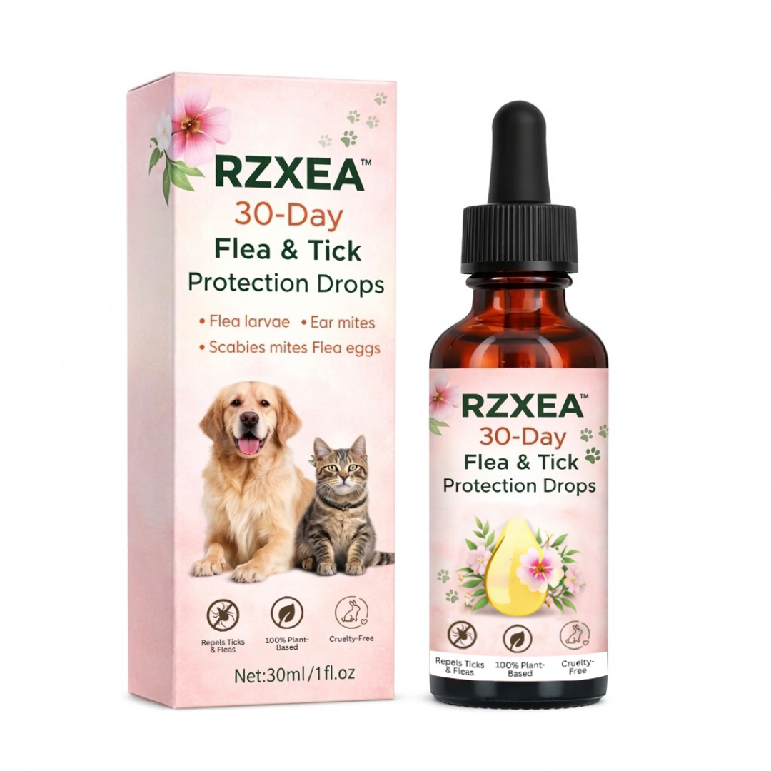 đž Protecting Paws, One Drop at a Time | RZXEA⢠30-Day Flea & Tick Protection Drops