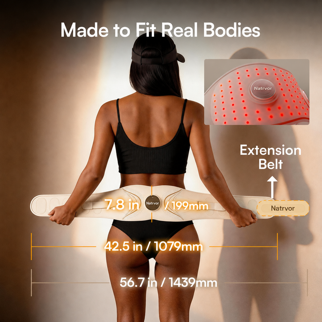 Natrvor® PULSE Red Light EMS Core Belt