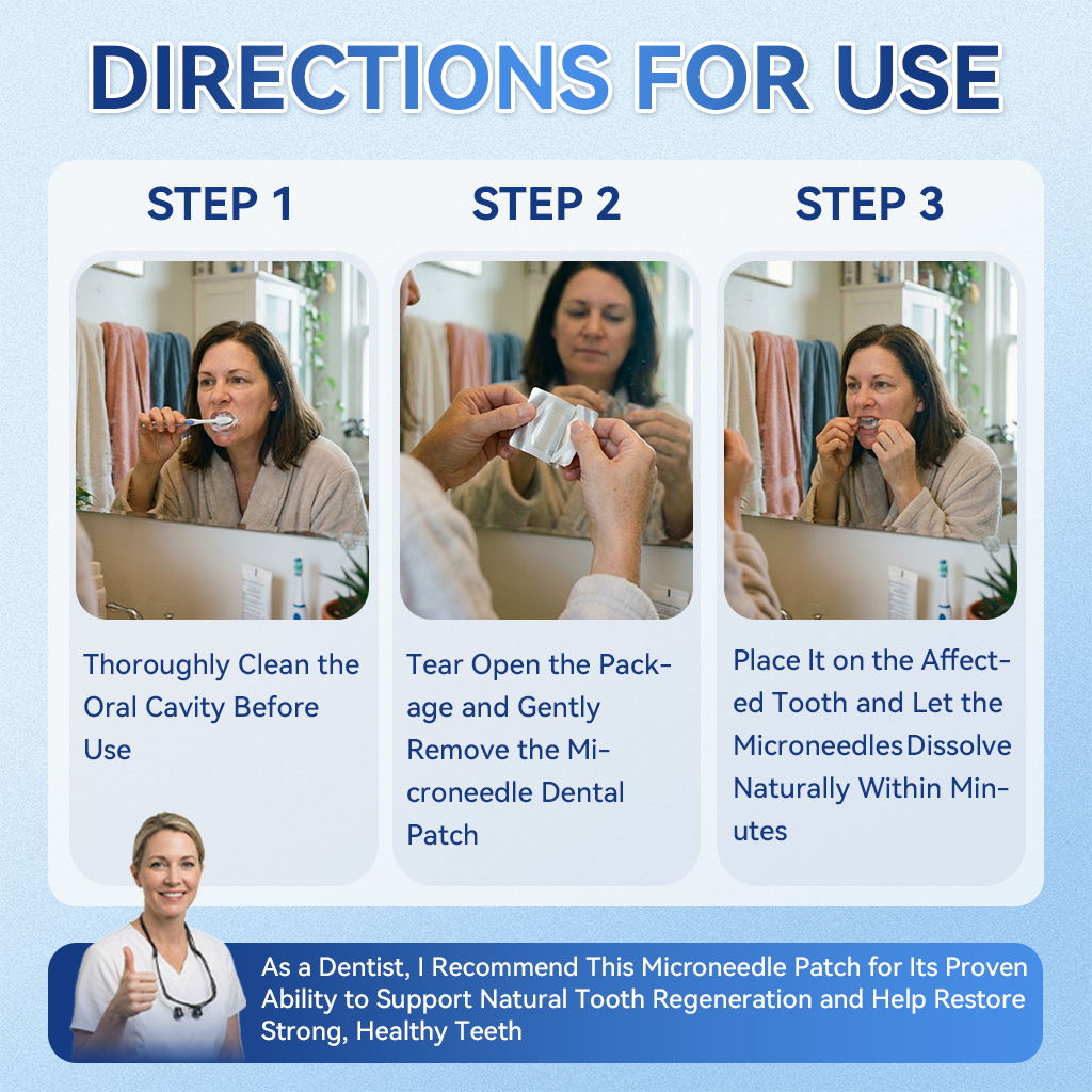 Alvetra® Fast-Dissolving Tooth & Gum Care Strips 5-in-1 Daily Care for a Cleaner, Brighter, Healthier Smile