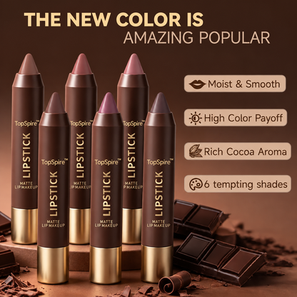 6PCS/Set Luxury Matte Lipstick – Soft Velvet Finish & All-Day Color