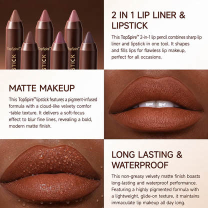 6PCS/Set Luxury Matte Lipstick – Soft Velvet Finish & All-Day Color