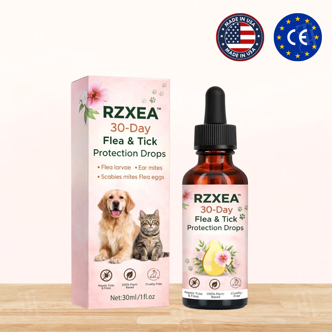 🐾 Protecting Paws, One Drop at a Time | RZXEA™ 30-Day Flea & Tick Protection Drops