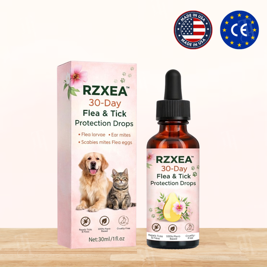 🐾 Protecting Paws, One Drop at a Time | RZXEA™ 30-Day Flea & Tick Protection Drops