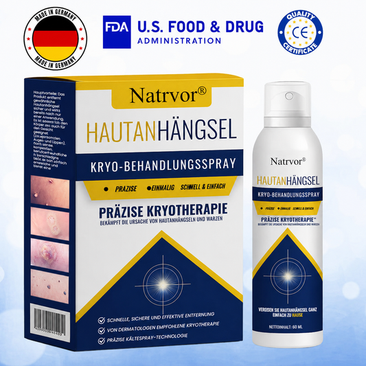 Natrvor® Skin Tag Cryo-Treatment Spray: Fast removal of warts & calluses – visible results in 7 days ✨