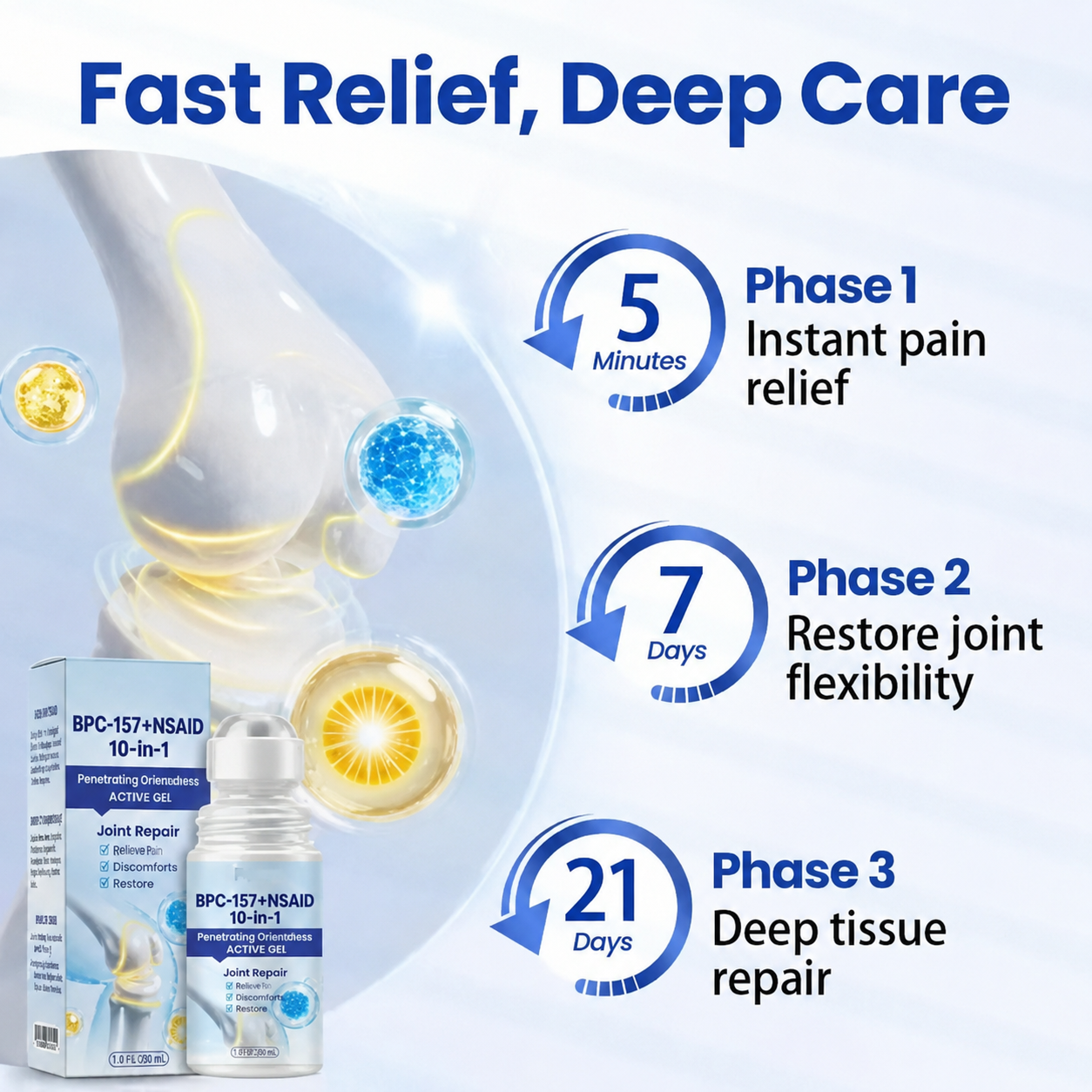 BPC-157 × NSAID 10-in-1 Penetrating Greaseless Arthritis Gel