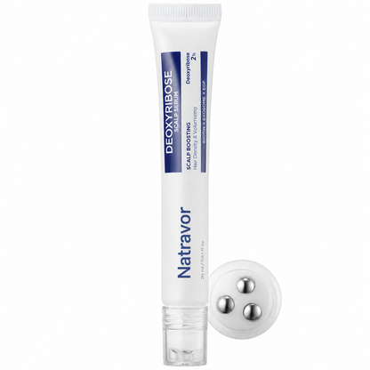 Deoxyribose Scalp Serum | For Fuller-Looking Hair & Scalp Strengthening Roll-On Serum | . Strengthen . Thicken
