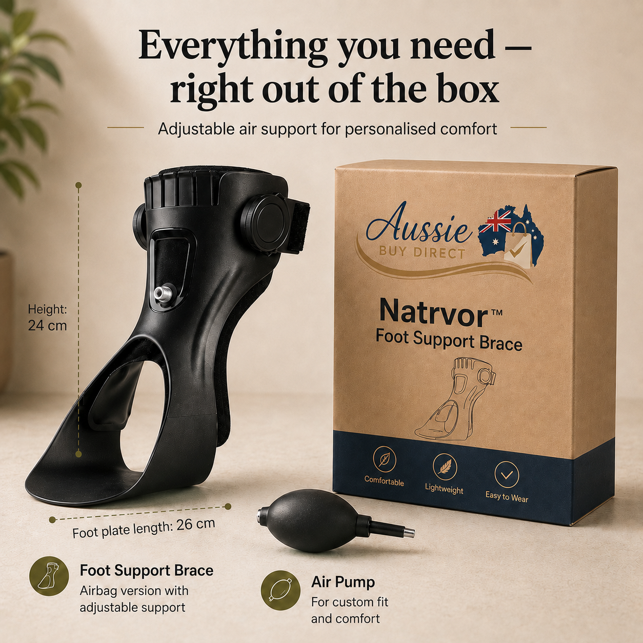 Natrvor™ Foot Support Brace