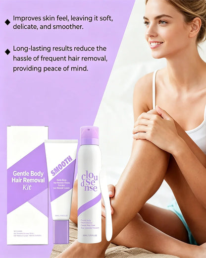 Bikini Hair Removal Cream & Mousse Set – Pain-Free, Gentle & Fast for Sensitive Skin
