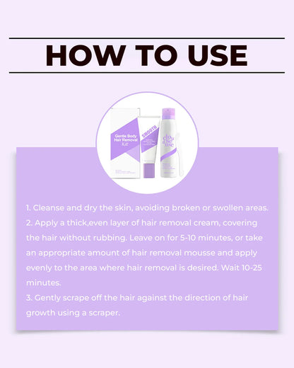 Bikini Hair Removal Cream & Mousse Set – Pain-Free, Gentle & Fast for Sensitive Skin