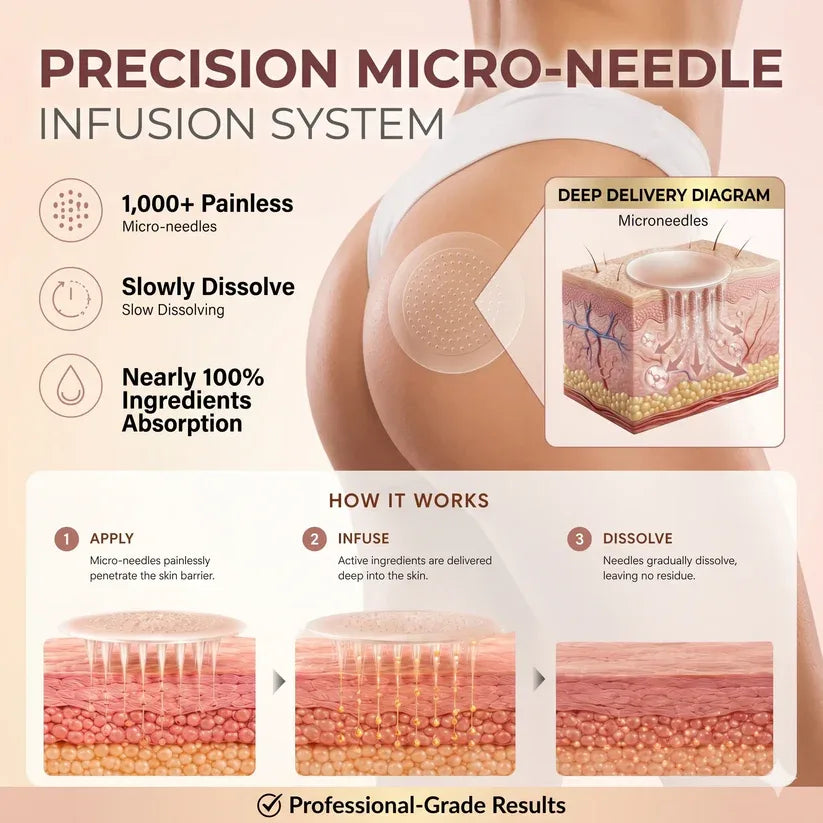 Silvelyo™ CurveSculpt Micro-Patch – Your At-Home Butt Lift Secret 🍑
