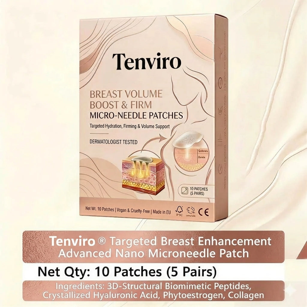 🔥Limited-time 60% sale--Tenviro Targeted Breast Enhancement Advanced Nano-Microneedle Patches