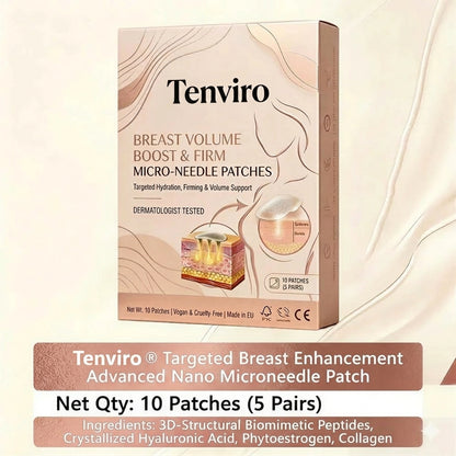 🔥Limited-time 60% sale--Tenviro Targeted Breast Enhancement Advanced Nano-Microneedle Patches