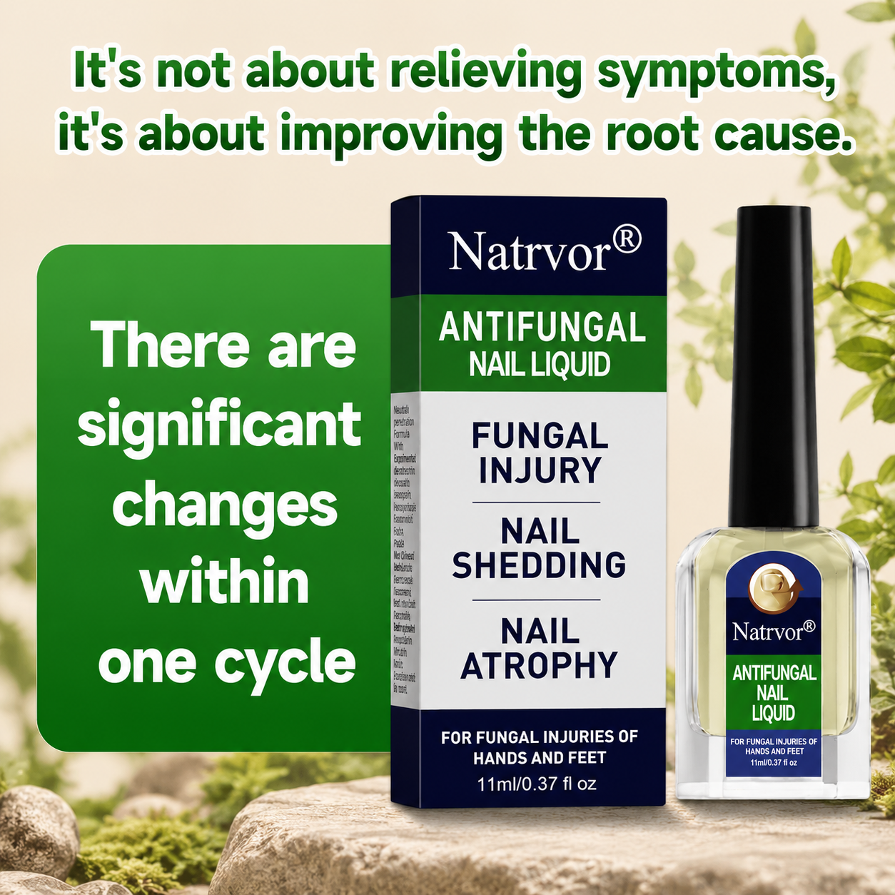 Natrvor® Tolnaftate Nail Fungus Solution | For Fingernails & Toenails