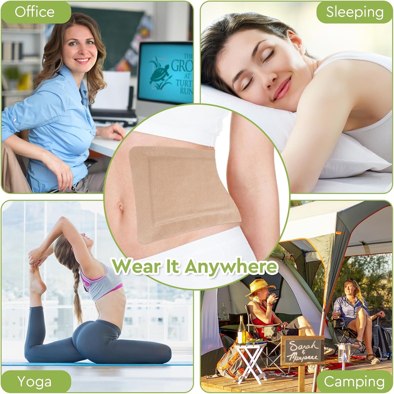 10pcs Castor Oil Pack Wrap