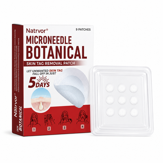 ✅Natrvor® Patches for removing warts and moles using plant-based micro-needles