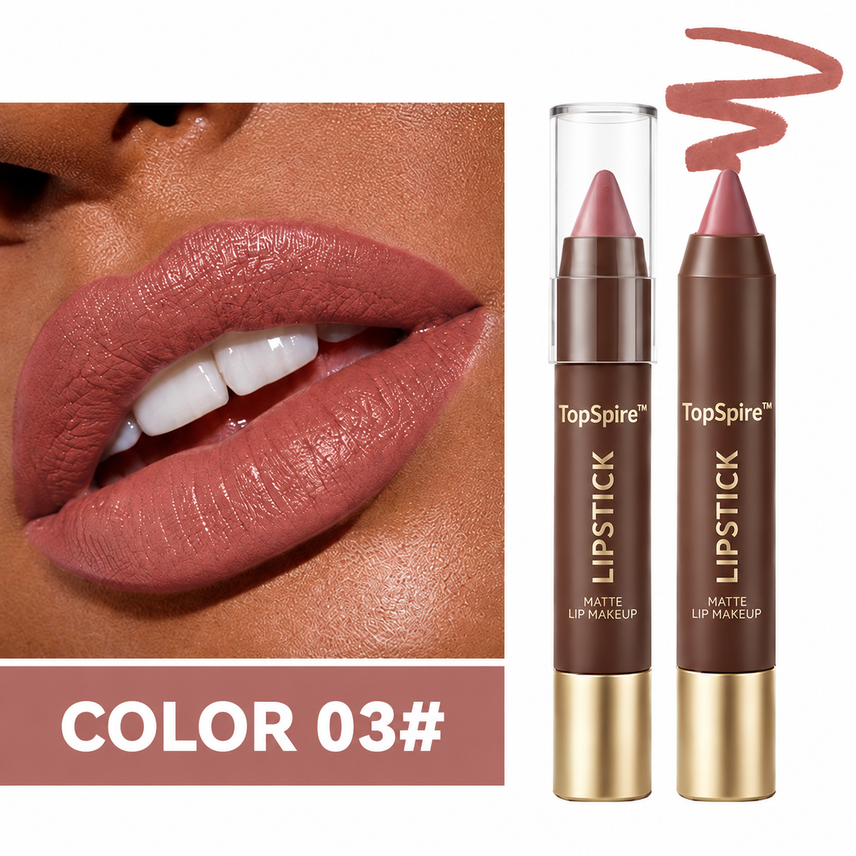 6PCS/Set Luxury Matte Lipstick – Soft Velvet Finish & All-Day Color