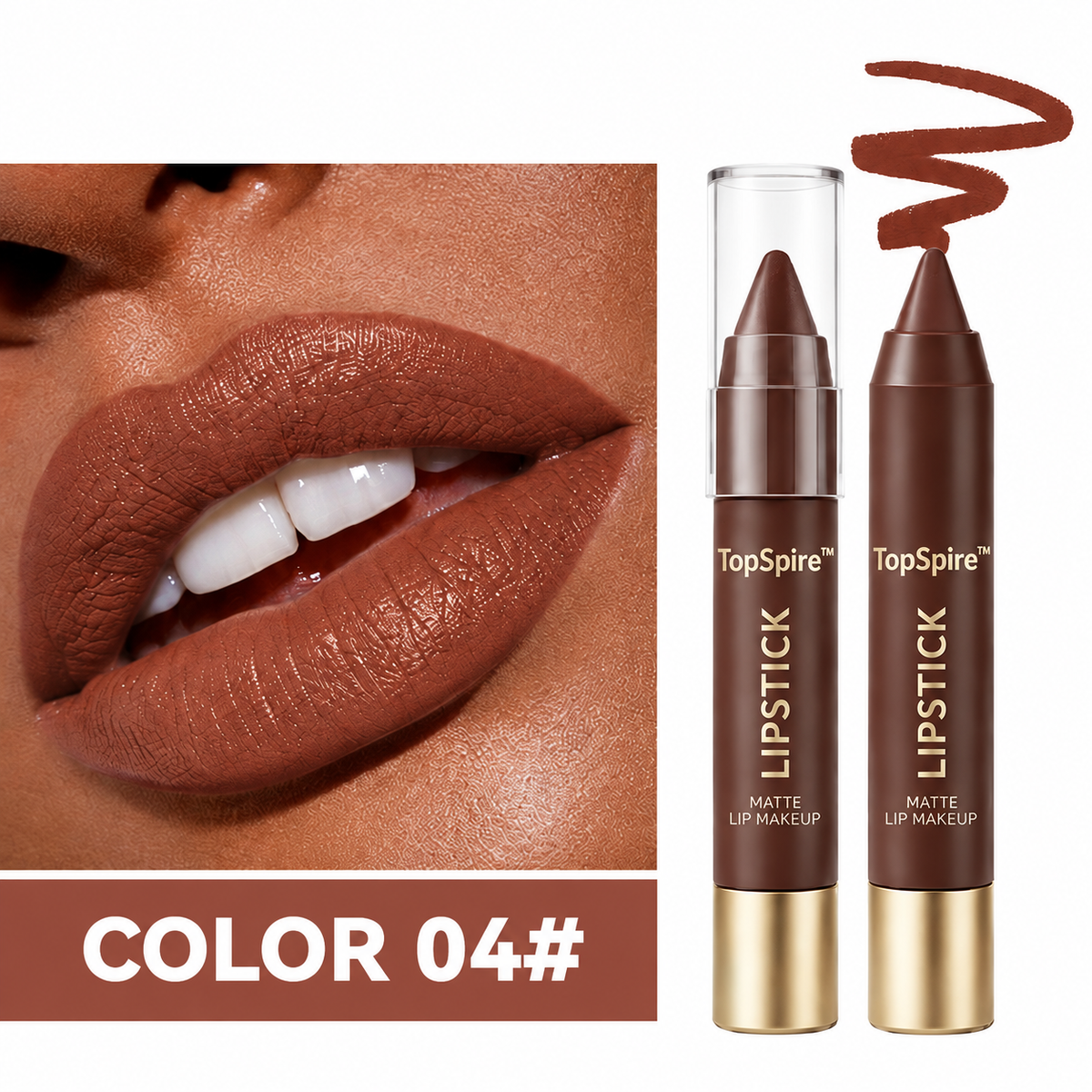 6PCS/Set Luxury Matte Lipstick – Soft Velvet Finish & All-Day Color