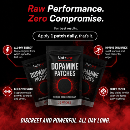 Natrvor Fitness Patch — Train Harder. Recover Smarter. Stay Focused.