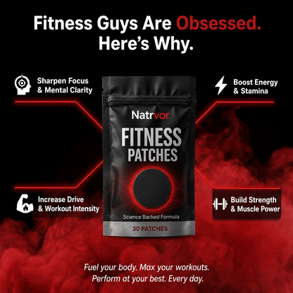 Natrvor Fitness Patch — Train Harder. Recover Smarter. Stay Focused.