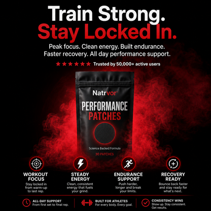 Natrvor Fitness Patch — Train Harder. Recover Smarter. Stay Focused.