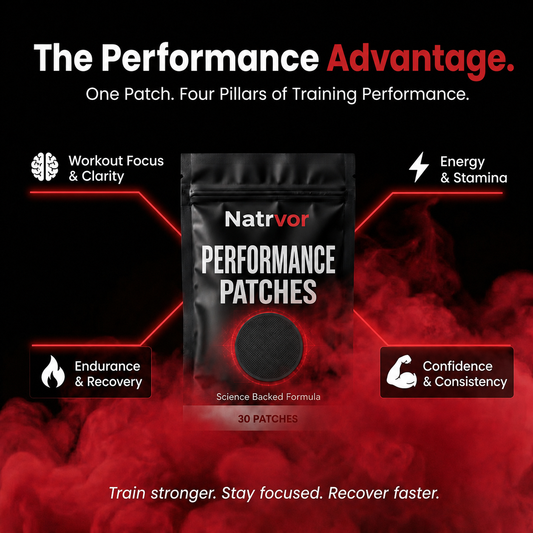 Natrvor Fitness Patch — Train Harder. Recover Smarter. Stay Focused.