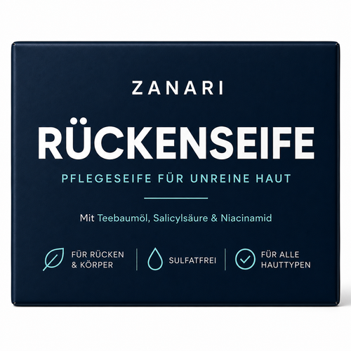 Zanari Rückenseife gegen Akne