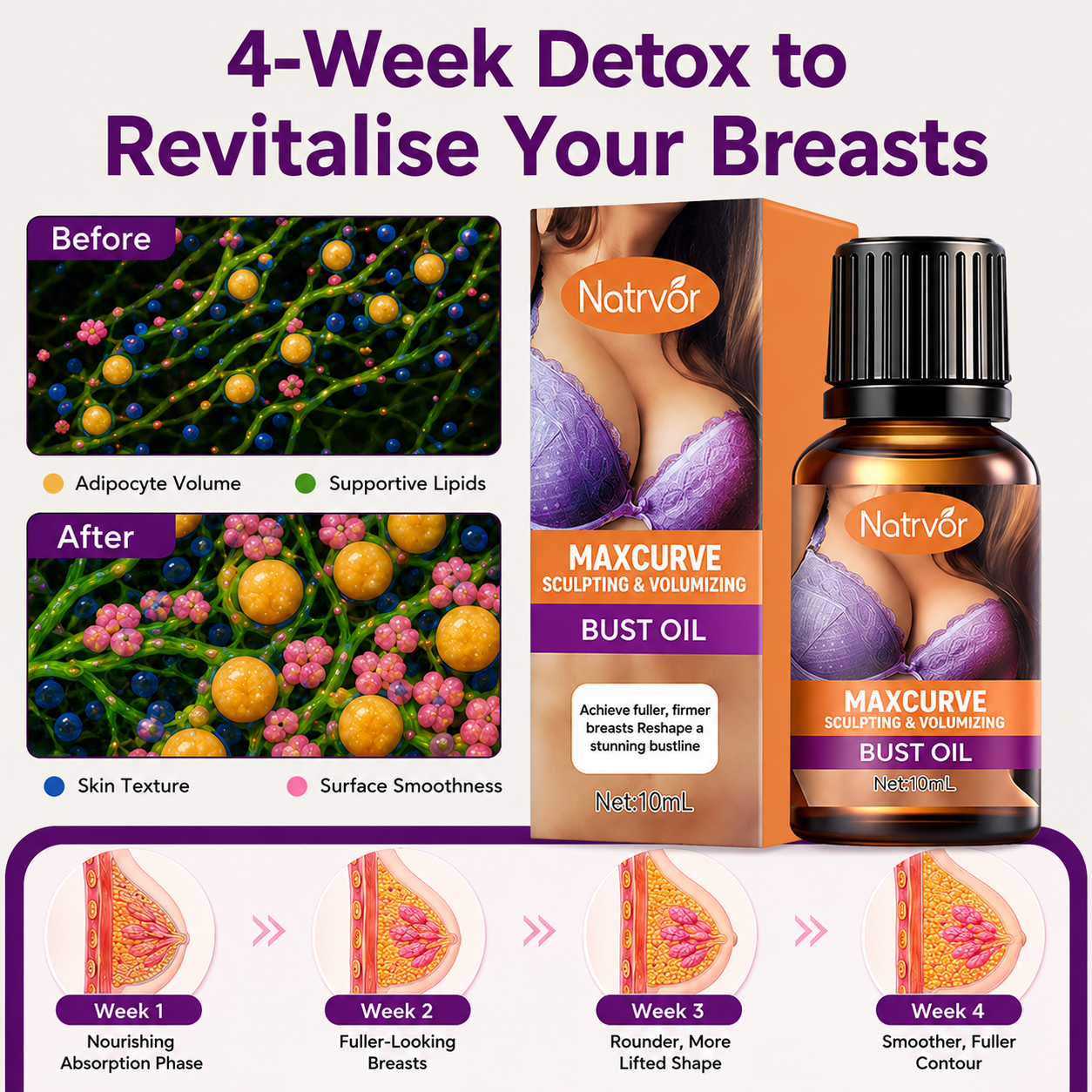 🥈 Natrvor® Bust Enhancing Oil