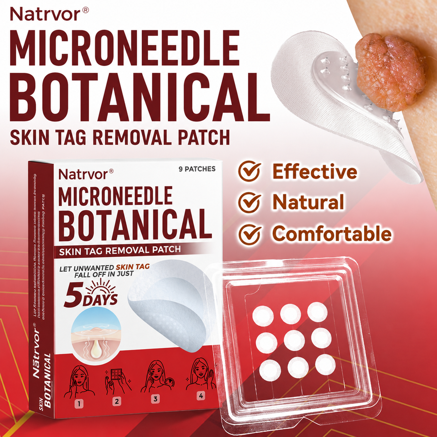 ✅Natrvor® Patches for removing warts and moles using plant-based micro-needles