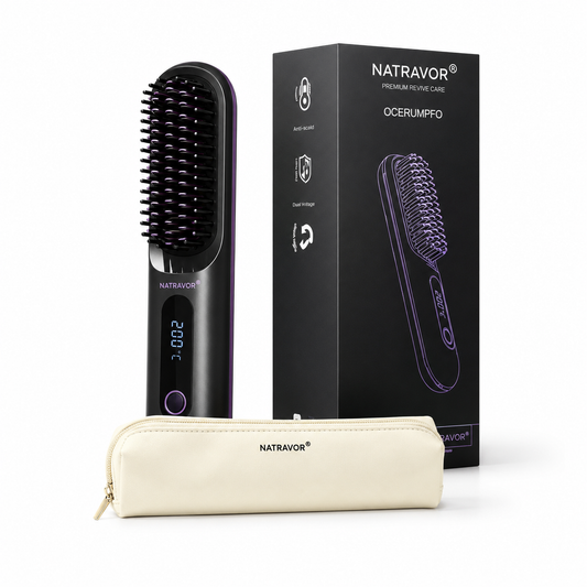 🏆 The Short Hair Specialist! The first smart styling comb designed specif 💖(Type-C charging design)