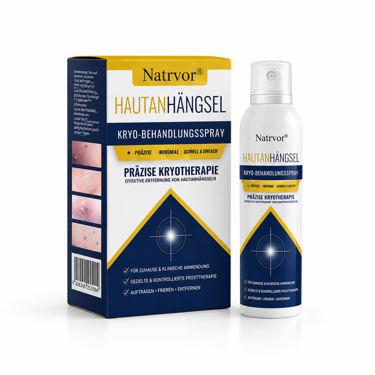 Natrvor® Skin Tag Cryo-Treatment Spray: Fast removal of warts & calluses – visible results in 7 days ✨