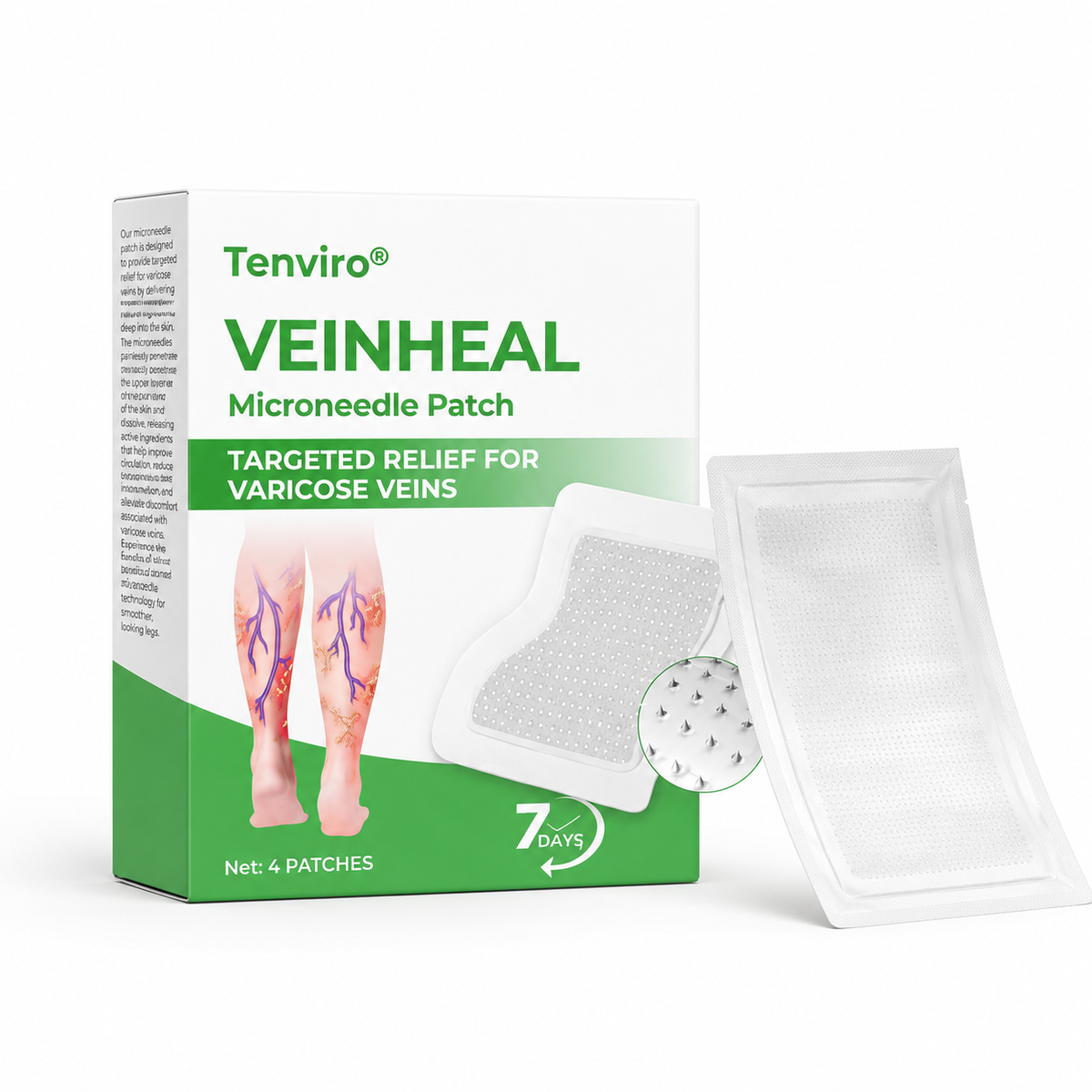 Tenviro® VeinHeal Microneedle Patch
