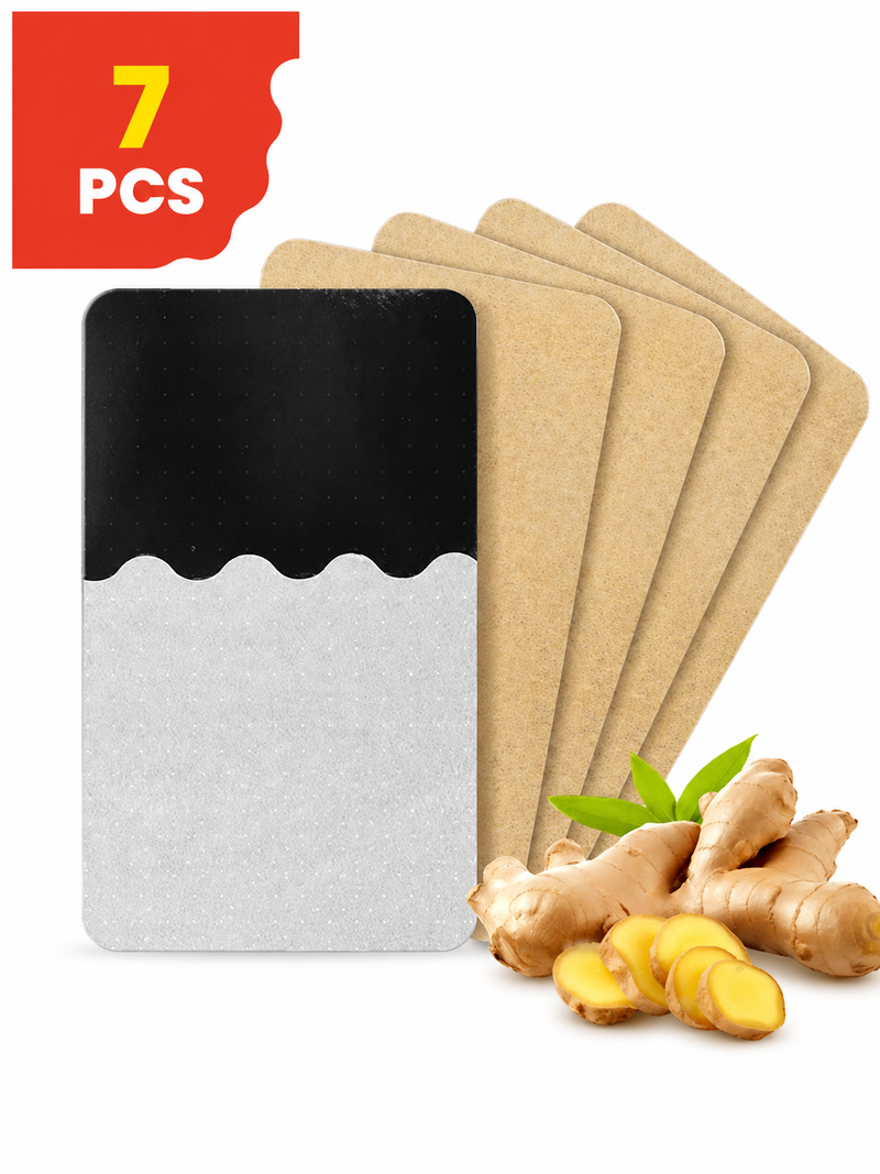 ⏳Time-Limited Special⏰ Ginger Pain Relief Patches – Natural Heat Therapy for Aches & Stiffness | Stick It Where It Hurts! 💆‍♀️