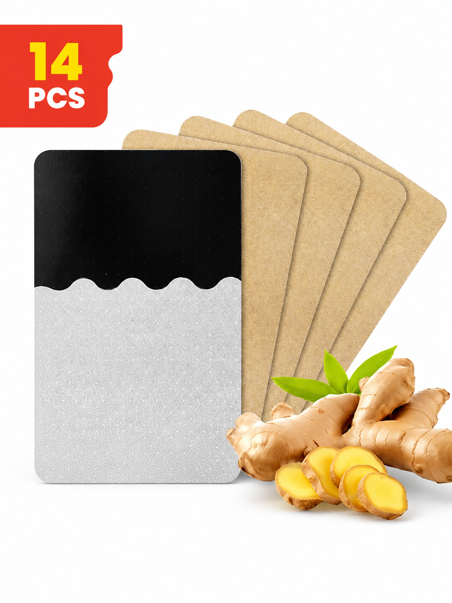 ⏳Time-Limited Special⏰ Ginger Pain Relief Patches – Natural Heat Therapy for Aches & Stiffness | Stick It Where It Hurts! 💆‍♀️