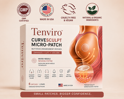 Tenviro™ CurveSculpt Micro-Patch – Your At-Home Butt Lift Secret 🍑