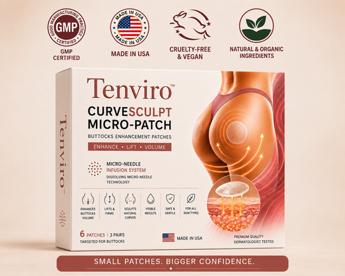 Tenviro™ CurveSculpt Micro-Patch – Your At-Home Butt Lift Secret 🍑
