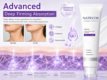 🧠👩‍🔬 NATRVOR All-Over Firming Cream – FDA-Compliant Formula For Face, Neck & Body – Smooth, Tighten & Brighten – 70% OFF + 🎁 Free Derma Roller Today