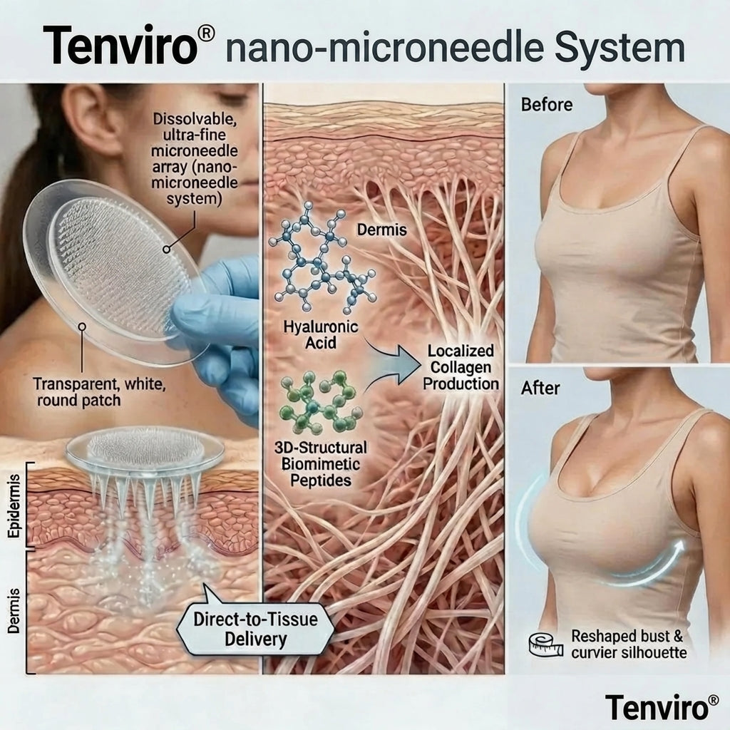 🔥Limited-time 60% sale--Tenviro Targeted Breast Enhancement Advanced Nano-Microneedle Patches