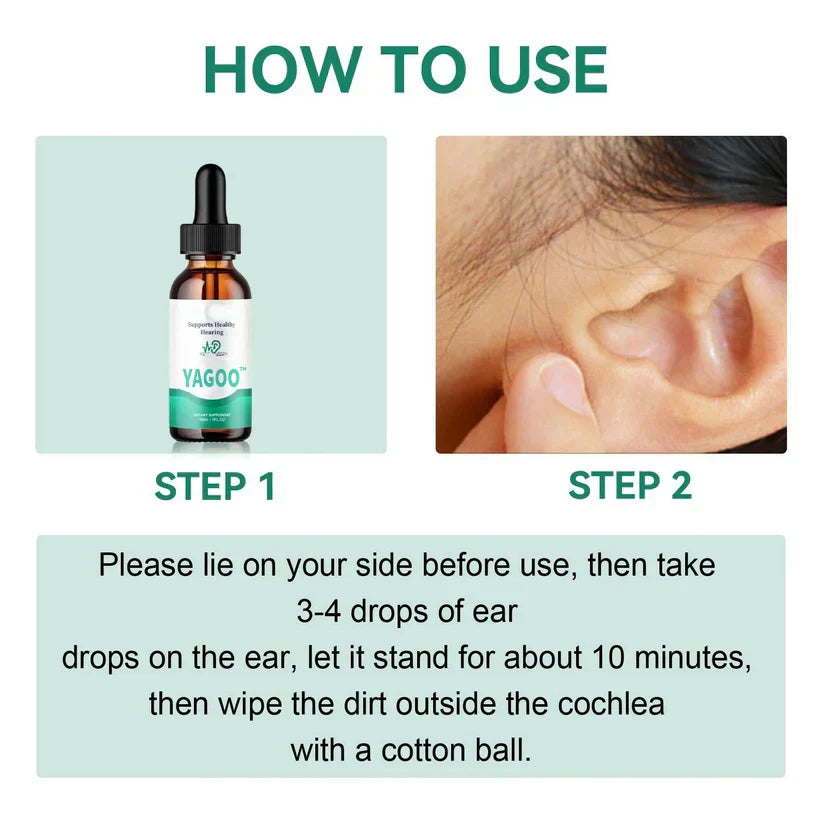 👂70%OFF-2026 Upgrade🔥YAGOO™ Tinnitus Ear Drops — Cleans Earwax, Relieves Tinnitus