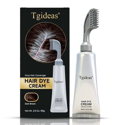 Instant Gray Coverage Hair Dye Comb — For Men & Women