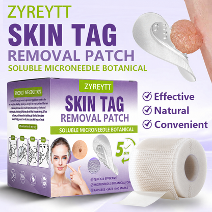 ZYREYTT® Soluble Microneedle Botanical Skin Tag Removal Patch