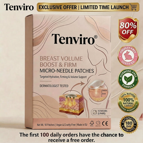 🔥Limited-time 60% sale--Tenviro Targeted Breast Enhancement Advanced Nano-Microneedle Patches